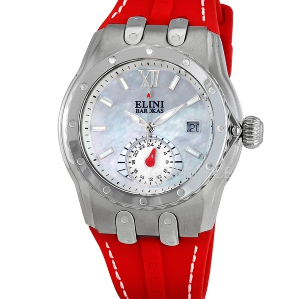 Elini Barokas ELINI-20029-02-RDS Genesis Vision Ladies Quartz Watch Red NWBox